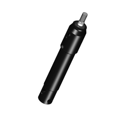 Doppeltwirkender Mikrozylinder mit Befestigung 25x16x150