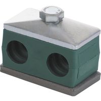 Verstärkte Rohrschelle doppelt komplett 38 mm