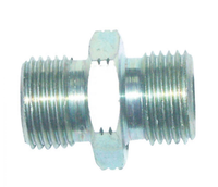 Doppelnippel 1/4" BSP mit 0,6 mm mit Drosselung