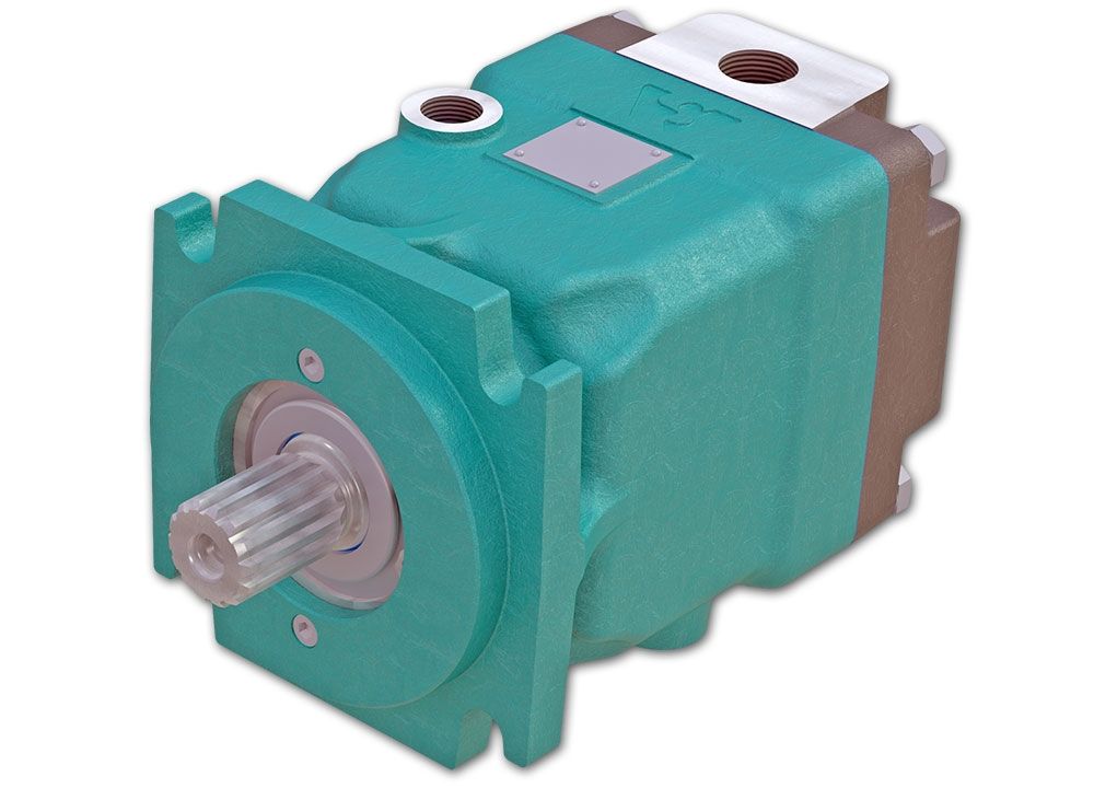 Axialkolbenmotor 58 cc – 80 kW – 25 mm Welle