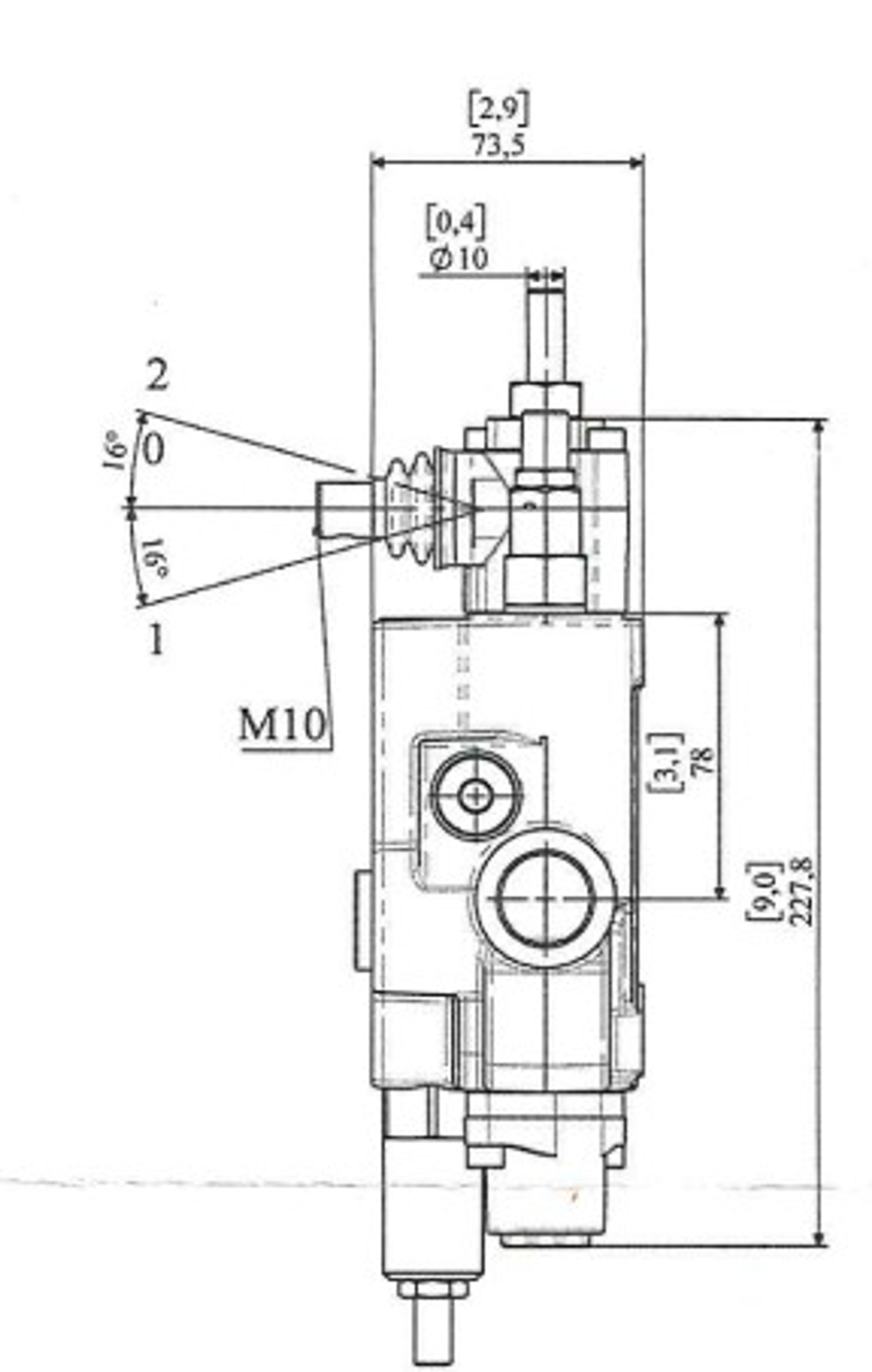 4/3-Steuerventil inkl. Eilgangventil 60 l/min