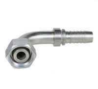 Edelstahl 1/4'' DN Presskupplung 90° 6S M14x1,5 mit O-Ring