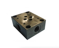 NG6-Fußplatte mit seitlichen Anschlüssen und ohne Überdruckventil