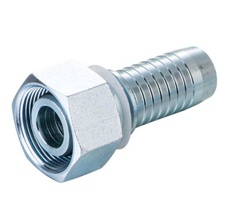 RVS 1/2" DN perskoppeling 3/8'' BSP binnendraad