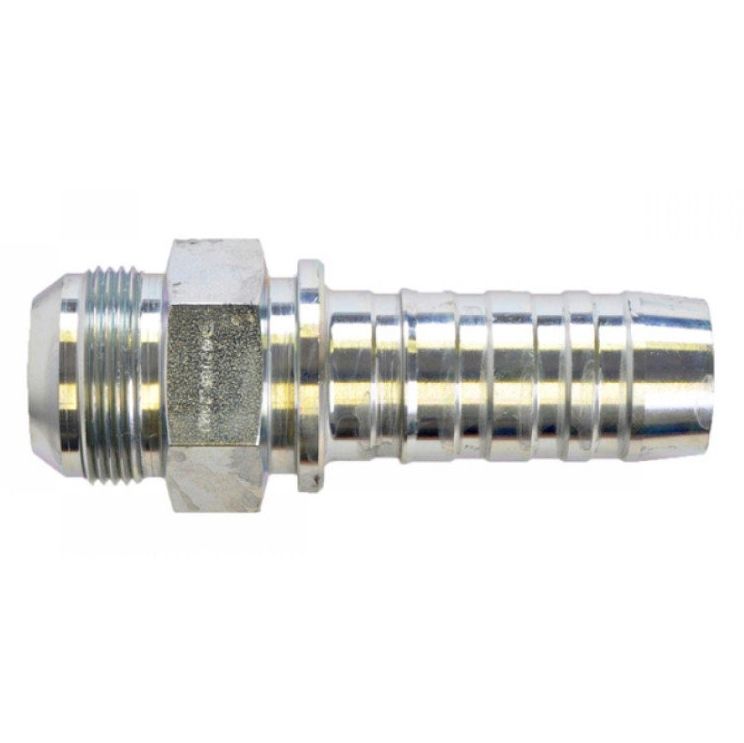 RVS 1/2" DN perskoppeling 3/4" 16h UNF male