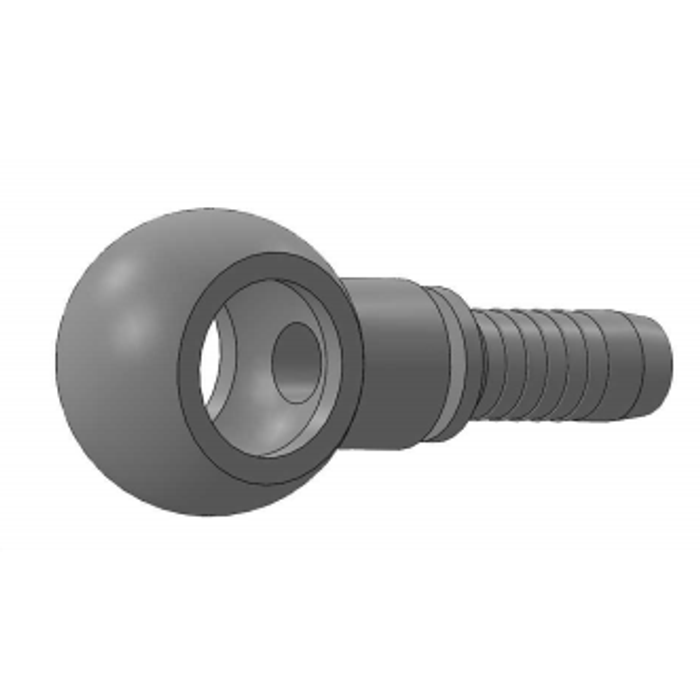 RVS 3/8" DN perskoppeling M16x1,5 banjo