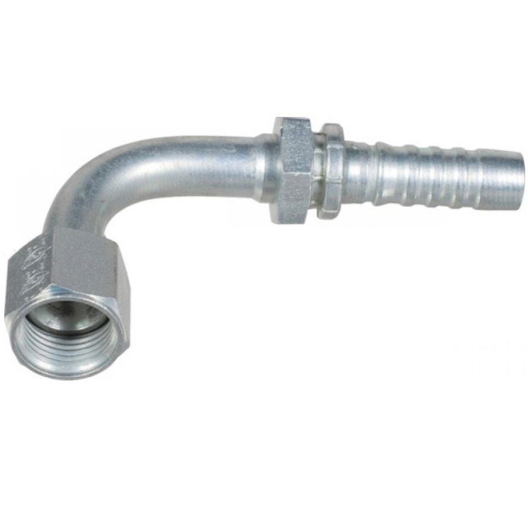 Edelstahl 5/16" DN Presskupplung 90° 1/4" BSP Innengewinde