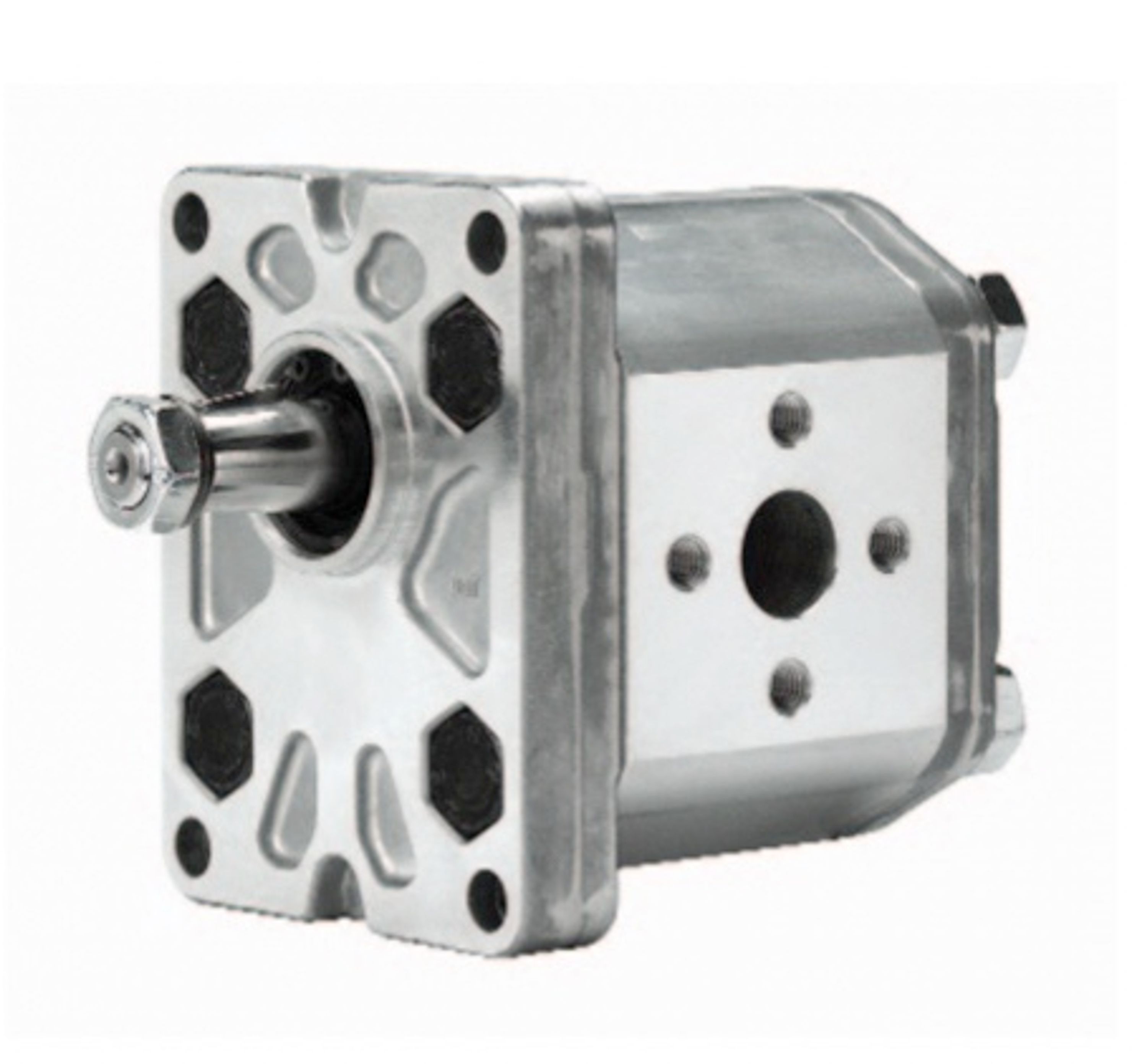 7 cc Marzocchi Zahnradpumpe rechts mit 1:8 konischer Welle