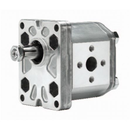 6,4 cc Marzocchi Zahnradpumpe links mit 1:8 konischer Welle