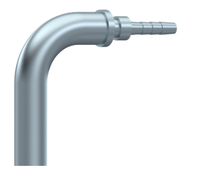 DN 2 perskoppeling 6LS pijpeind 90º geschikt voor L en S