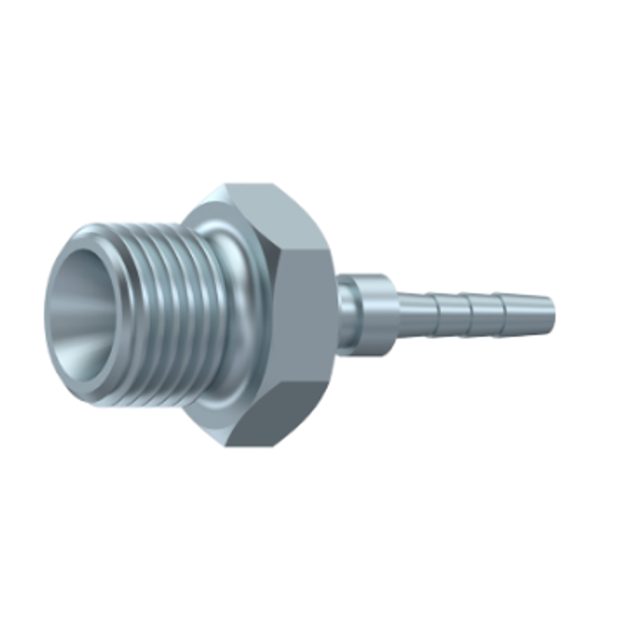 DN 2 perskoppeling 1/8''BSP male