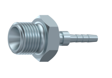 DN 2 perskoppeling 1/4'' BSP male