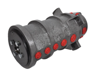 Drehdurchgang RC Ø100mm BSP 2x1" - 2x 3/4" - 6x1/2"