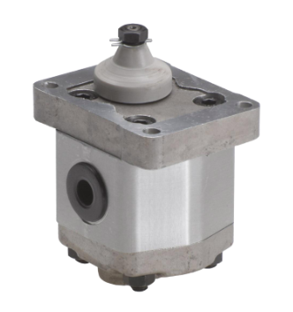 Hydraulische Zahnradpumpe 0,7 cc links mit 1:8 Kegelwelle Gruppe 10