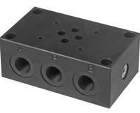 Fußplatte ES-3-D-3/8-L Seitenanschluss APB- T 35L/min 310bar 3/8"