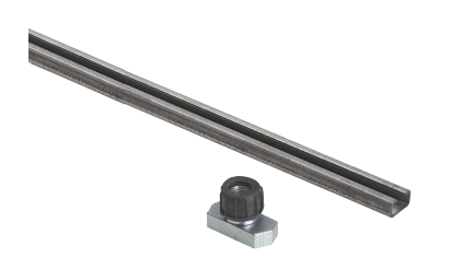 Schienenmutter M12 für Rohrschellen Gruppe 4