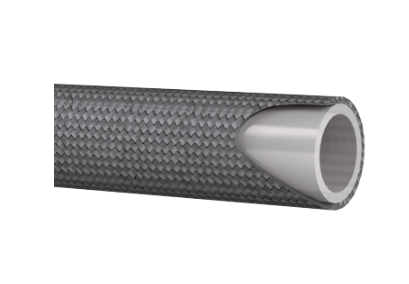 1/8" glatter PTFE-Schlauch SAE100 R14 pro Meter