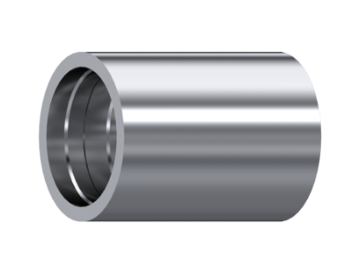 Presshülse Edelstahl für DN 1/2" passend für glatten PTFE-Schlauch