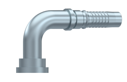 3/4" DN Interlock-Presskupplung 90º SAE 44.5mm 3000 PSI