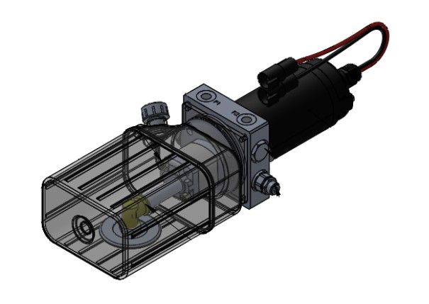 12V 0,8kW bidirektionales Hydraulikaggregat
