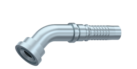 3/4" DN Interlock-Presskupplung 45º SAE 41.3mm 6000 PSI