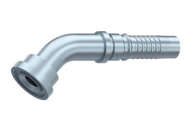 3/4" DN Interlock-Presskupplung 45º SAE 41,3 mm 9000 PSI
