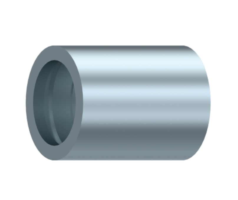 Presshülse für DN 1/4" passend für geflochtenen PTFE-Rippenschlauch