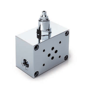 NG6-Fußplatte 3/8'' BSP mit Überdruckventil