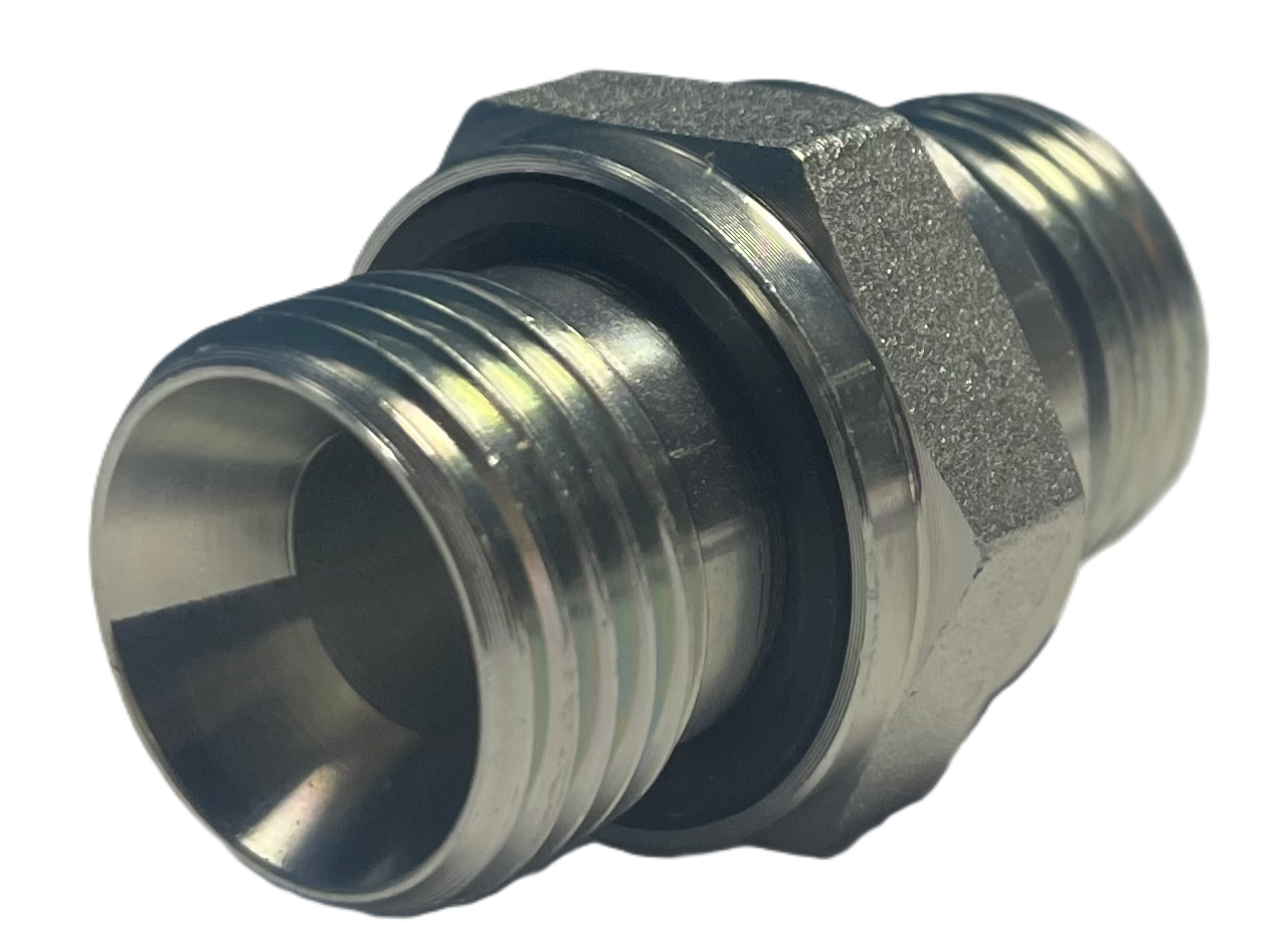 Gerade Verschraubung 1/2" BSP-Außengewinde mit Dichtung