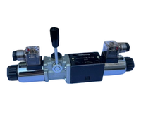 NG6 24V Cetop 4/3 stuurventiel met handbediening, ABT verbonden P gesloten