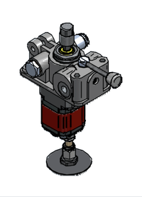 Bohrmaschinen-Hydraulikpumpe für Tankmontage | einfachwirkend