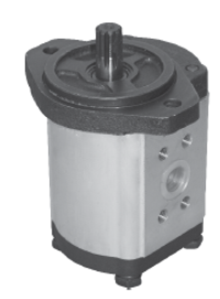 36 cc Gabelstaplerpumpe links mit 10T Spline-Achse