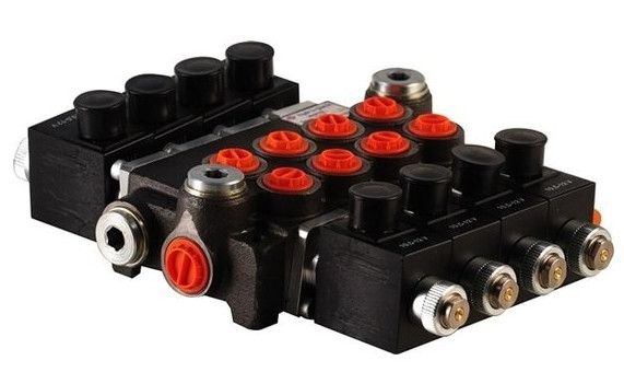 4Z50 4-Sektions-Pilotventil 50 L/min 12V elektrisch