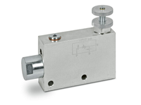 Druckkompensiertes Mengenregelventil 3-Wege VPR3 1/2"