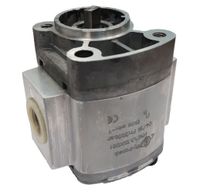 3,65 cc Zahnradpumpe links mit 11,6 mm Flachwelle Gruppe 10