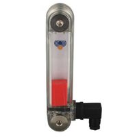 Temperaturanzeigeglas mit Schalteranschluss M12, Länge 127 mm