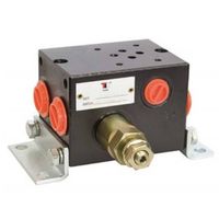 NG6-Fußplatte, 1-fach mit Überdruckventil