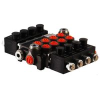 4Z80 Pilotventil mit 4 sektionenn, 80 l/min, 12 V, elektrisch