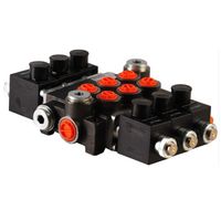 3Z80 3-Sektions-Steuerventil 80 L/min 24V elektrisch