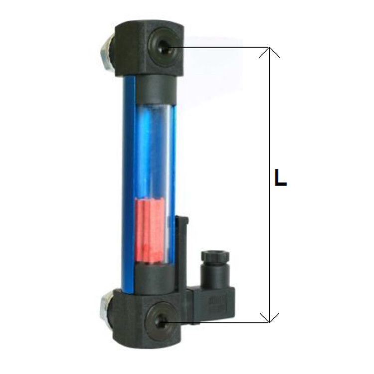 Elektrischer Füllstandsmesser, 1 Schließer- und Öffnerkontakt, 127 mm