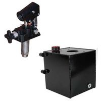 Set: Handpumpe 25 cc einfachwirkend + 5 Liter Stahltank