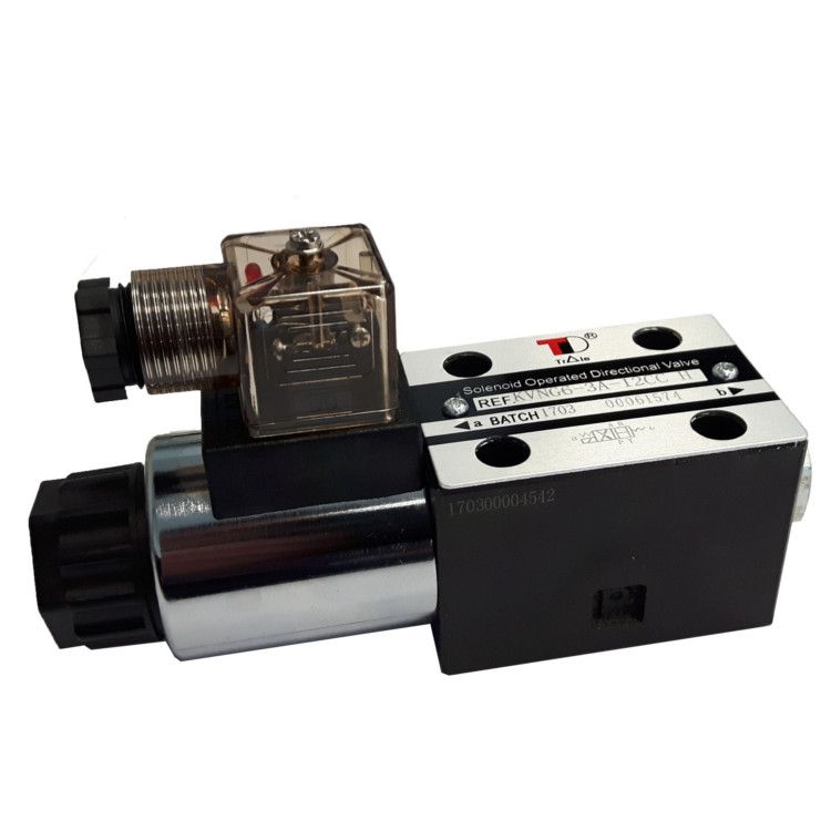 NG10 12V Cetop Elektrisches 4/2-Wegeventil, PA-Anschluss, BT-Anschluss