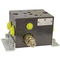 NG10-Fußplatte, 1-fach mit Überdruckventil