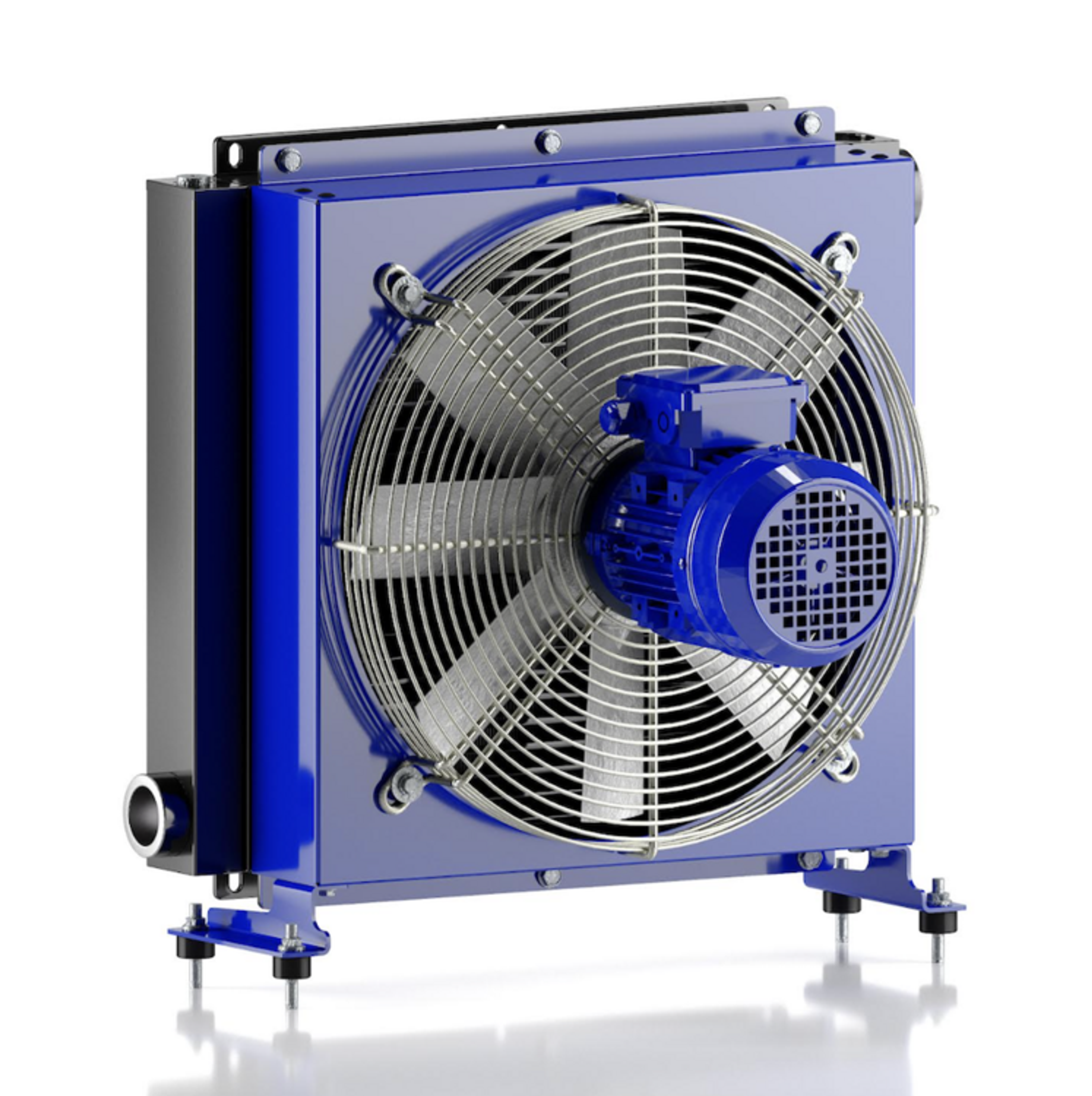 Oesse Hydraulikölkühler mit 230/400 V 3-Phasen B14 Elektromotor | 1"1/4 BSP | 40-160 l/min | 19,8 - 29,7 kW