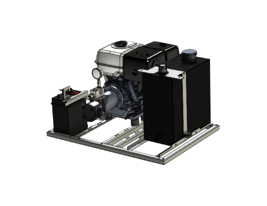 Hydraulikaggregat mit Honda GX390 Benzinmotor