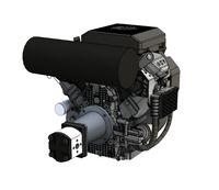 PTM680pro Benzinmotor mit Formentferner Kraftpumpe Pumpengruppe 2